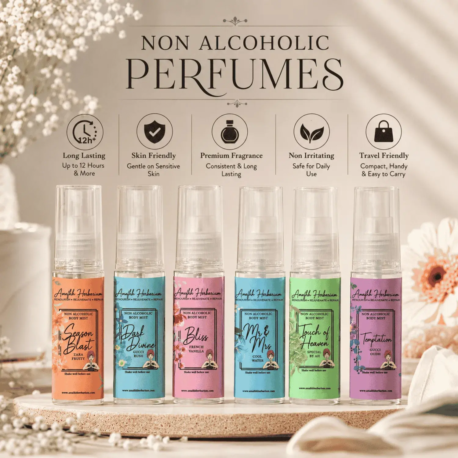 Non-Alcoholic Perfumes