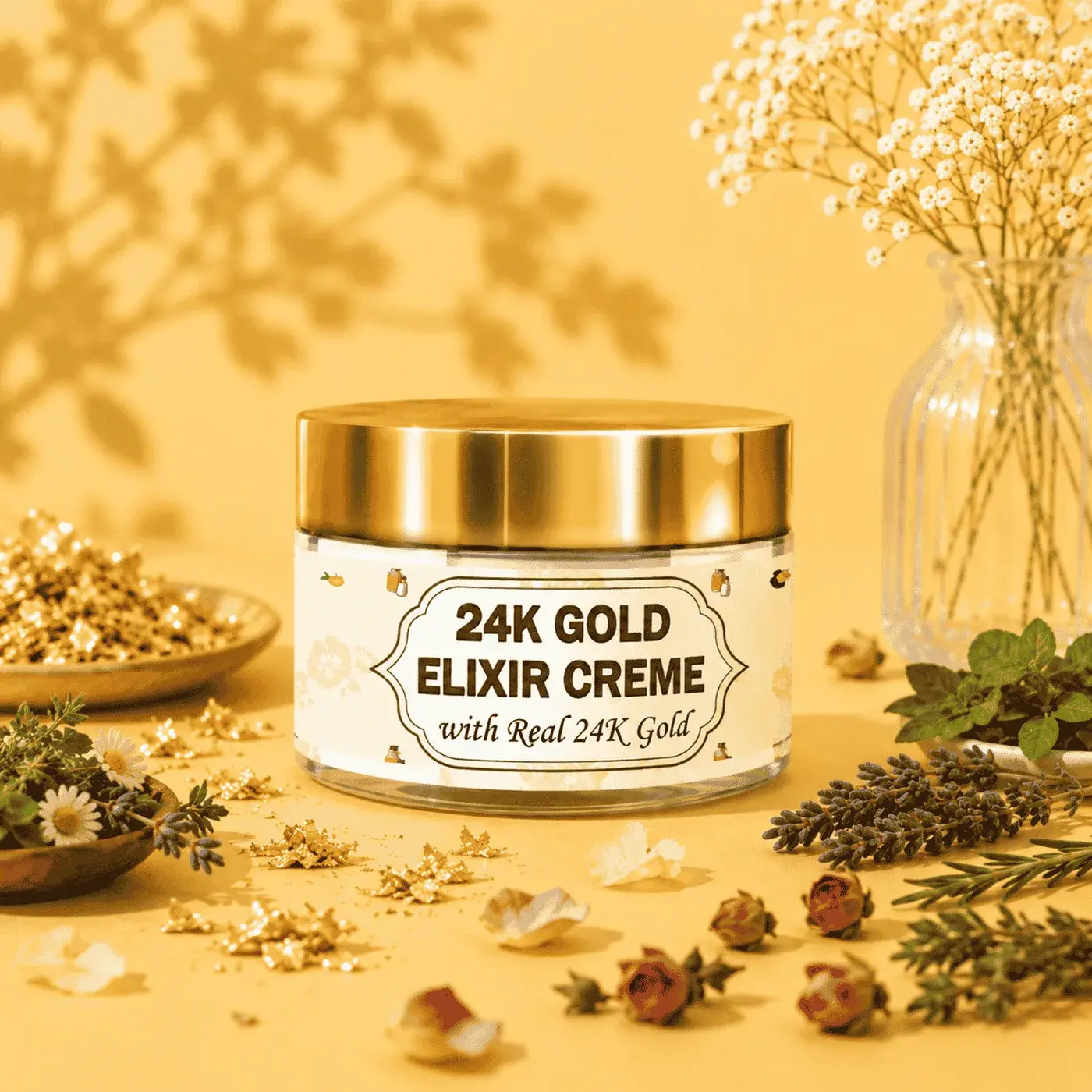 24K Gold Elixir Creme
