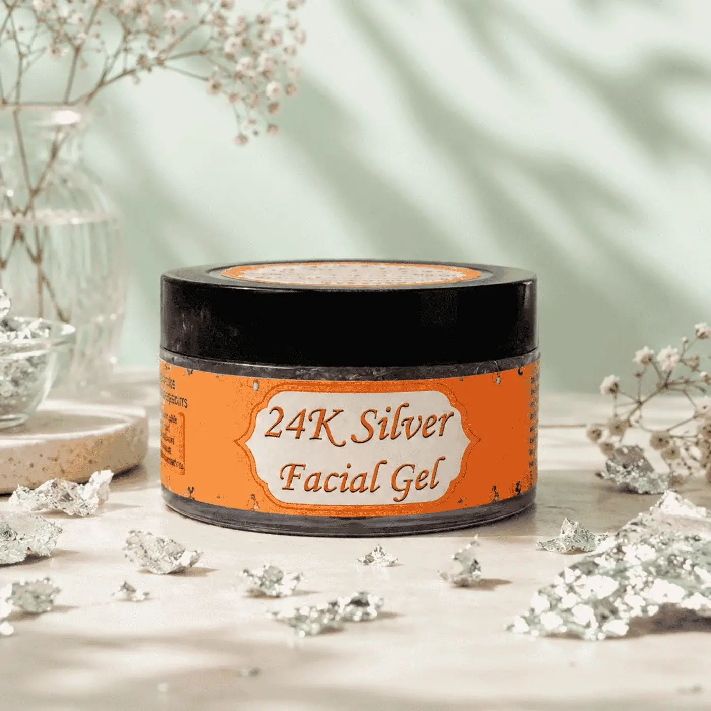 24K Silver Facial Gel