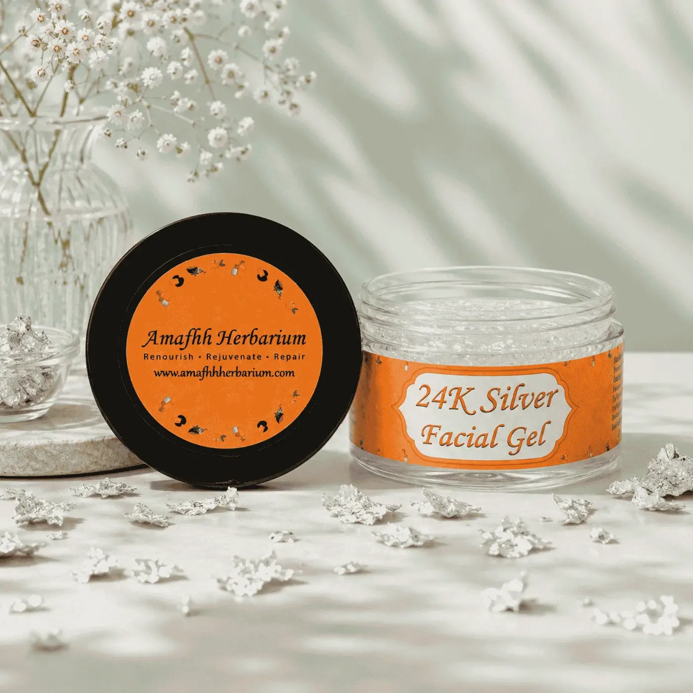 24K Silver Facial Gel