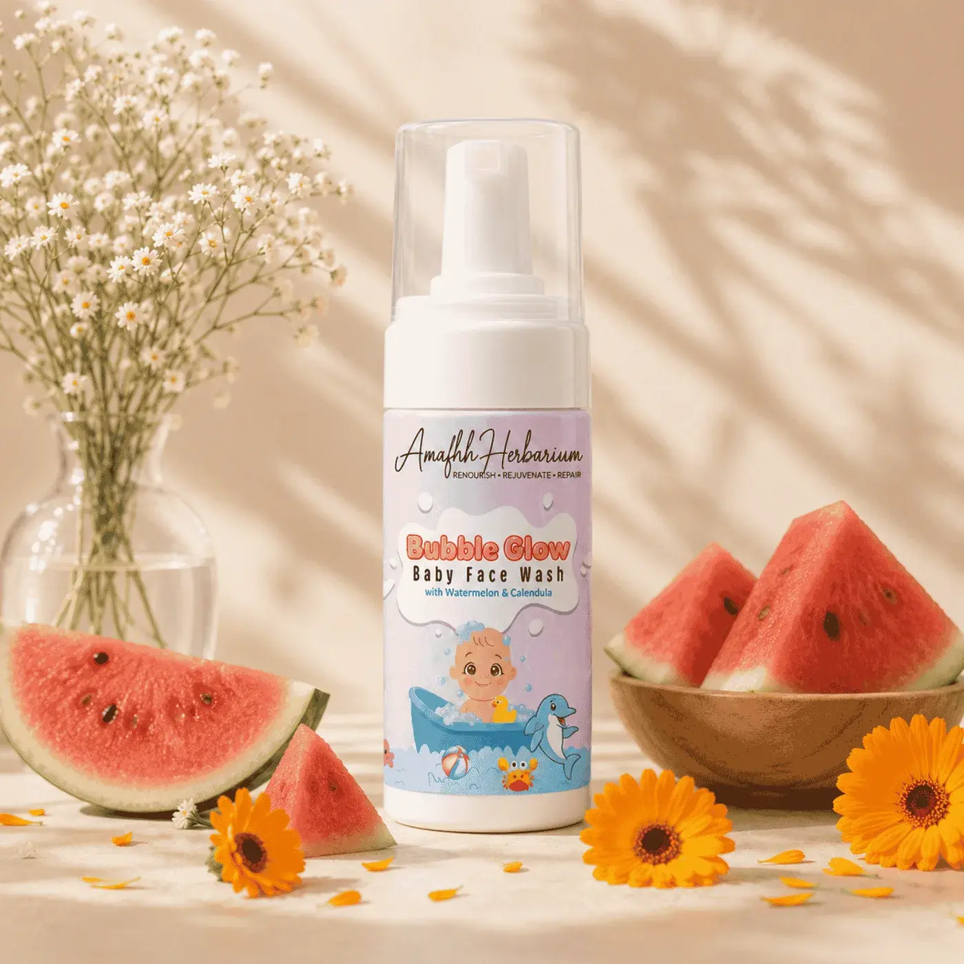 Bubble Glow Baby Face Wash