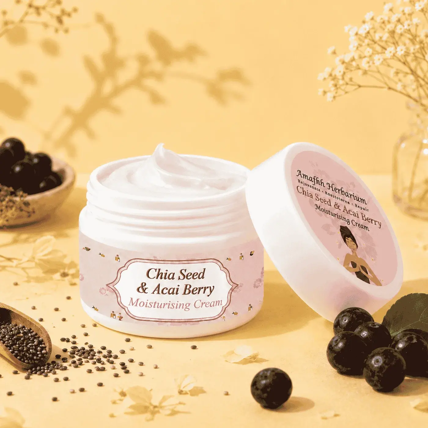 Chia Seed & Acai Berry Moisturising Cream