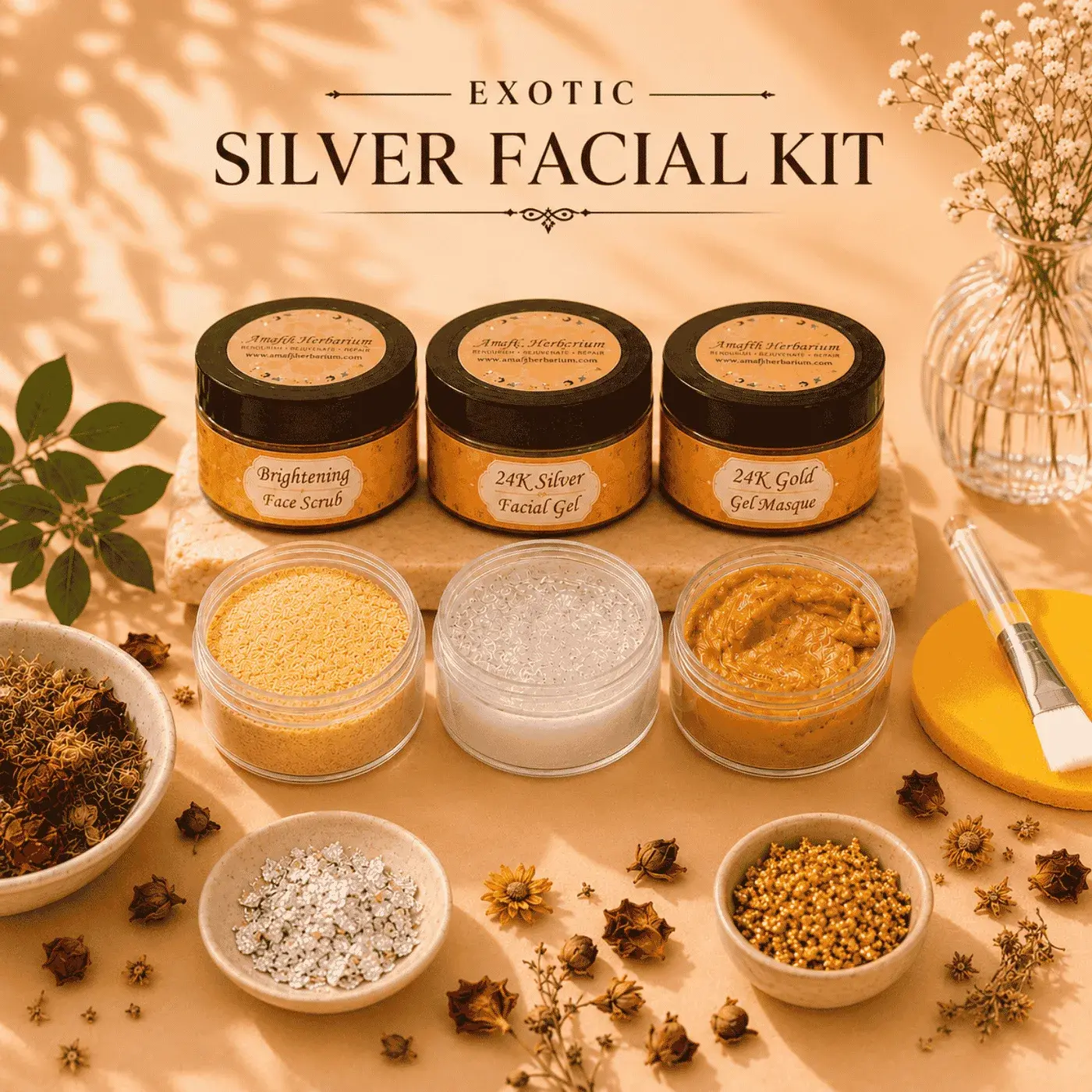 Exotic Silver Facial Kit