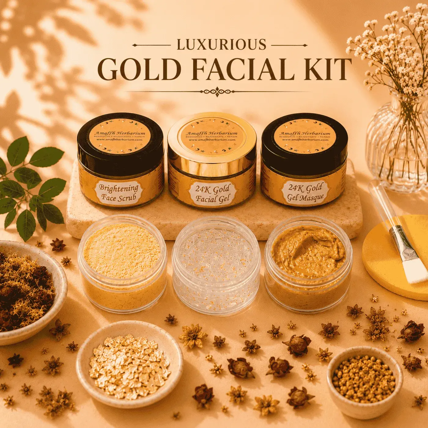 Luxurious Gold Facial Kit