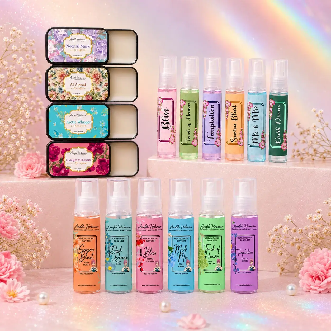 Non Alcoholic Perfumes & Body Mist