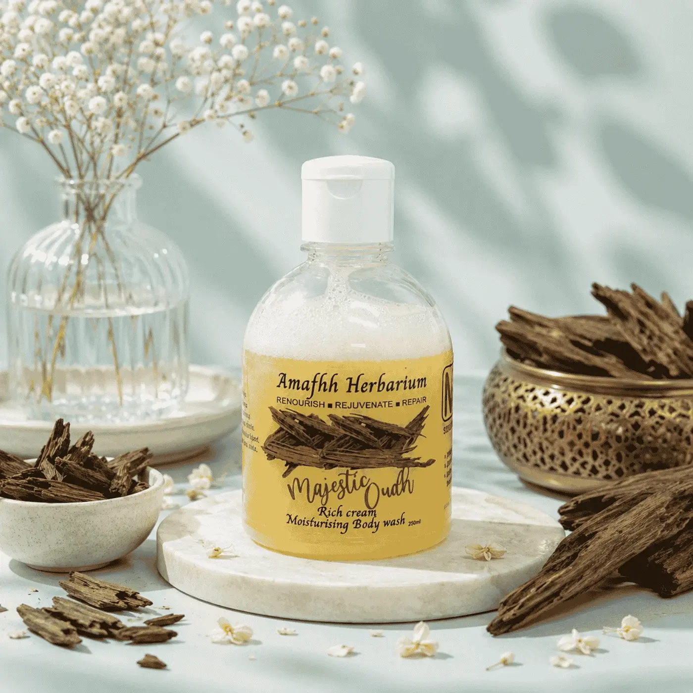 Rich Cream Moisturising Body Wash — Majestic Oudh