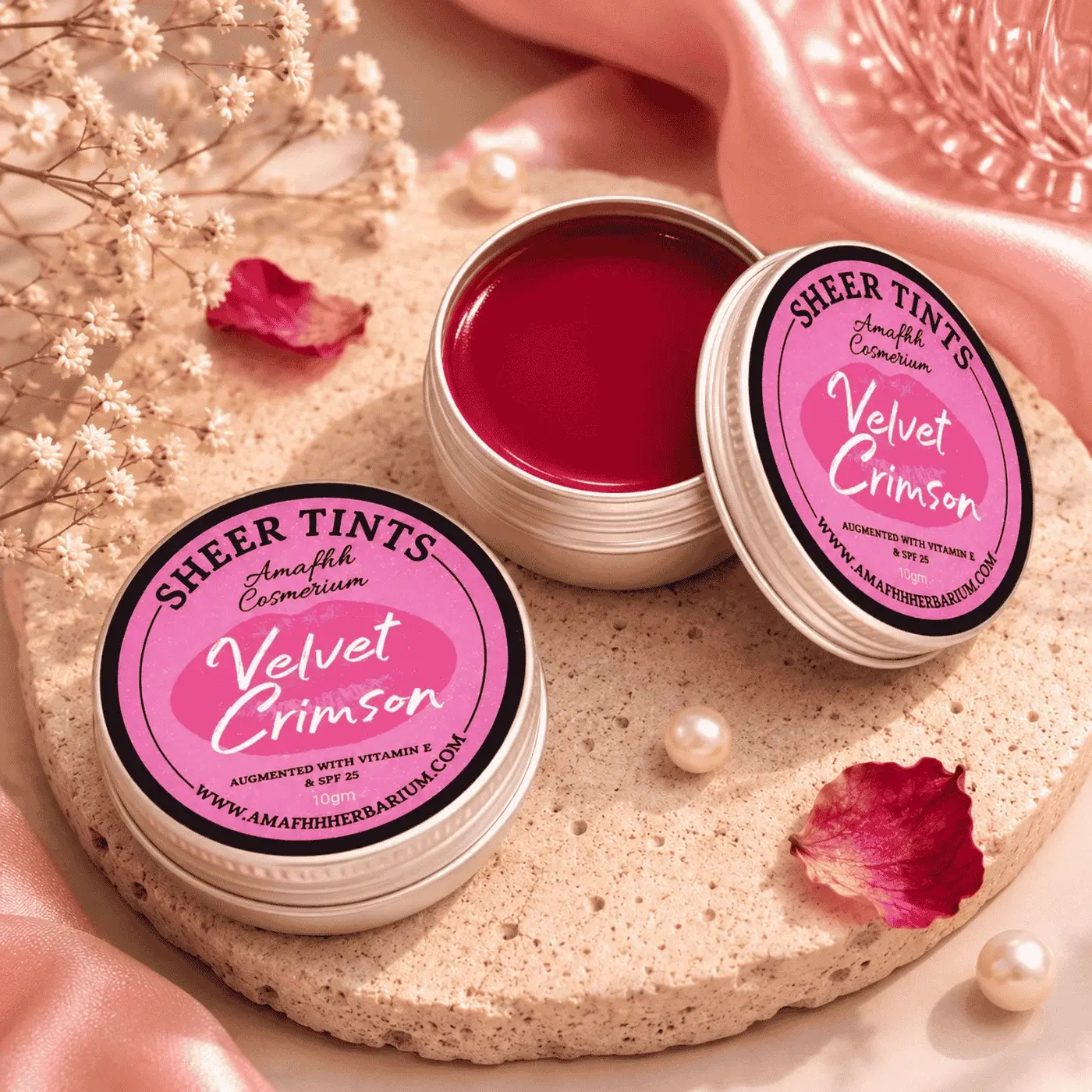 Sheer Tints (Lip & Cheek Tint) — Velvet Crimson