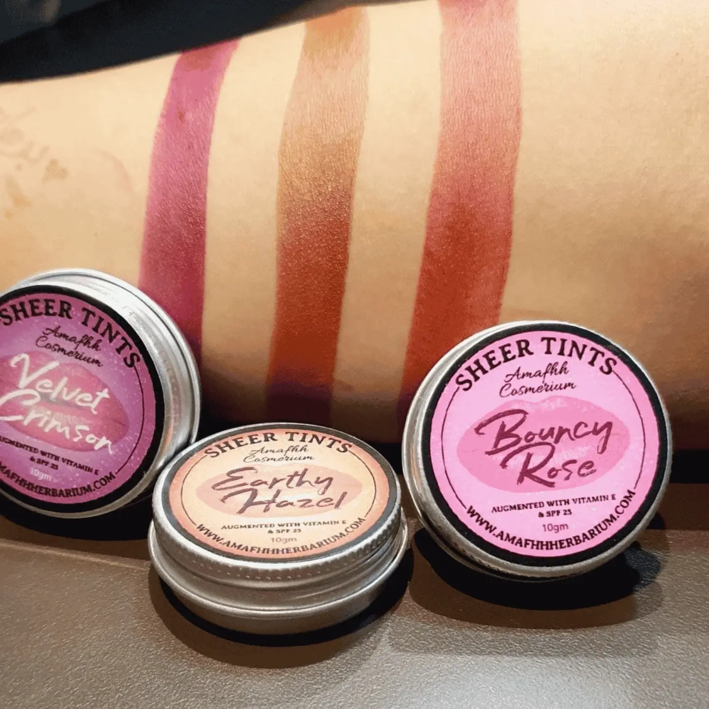 Sheer Tints (Lip & Cheek Tint) — Velvet Crimson