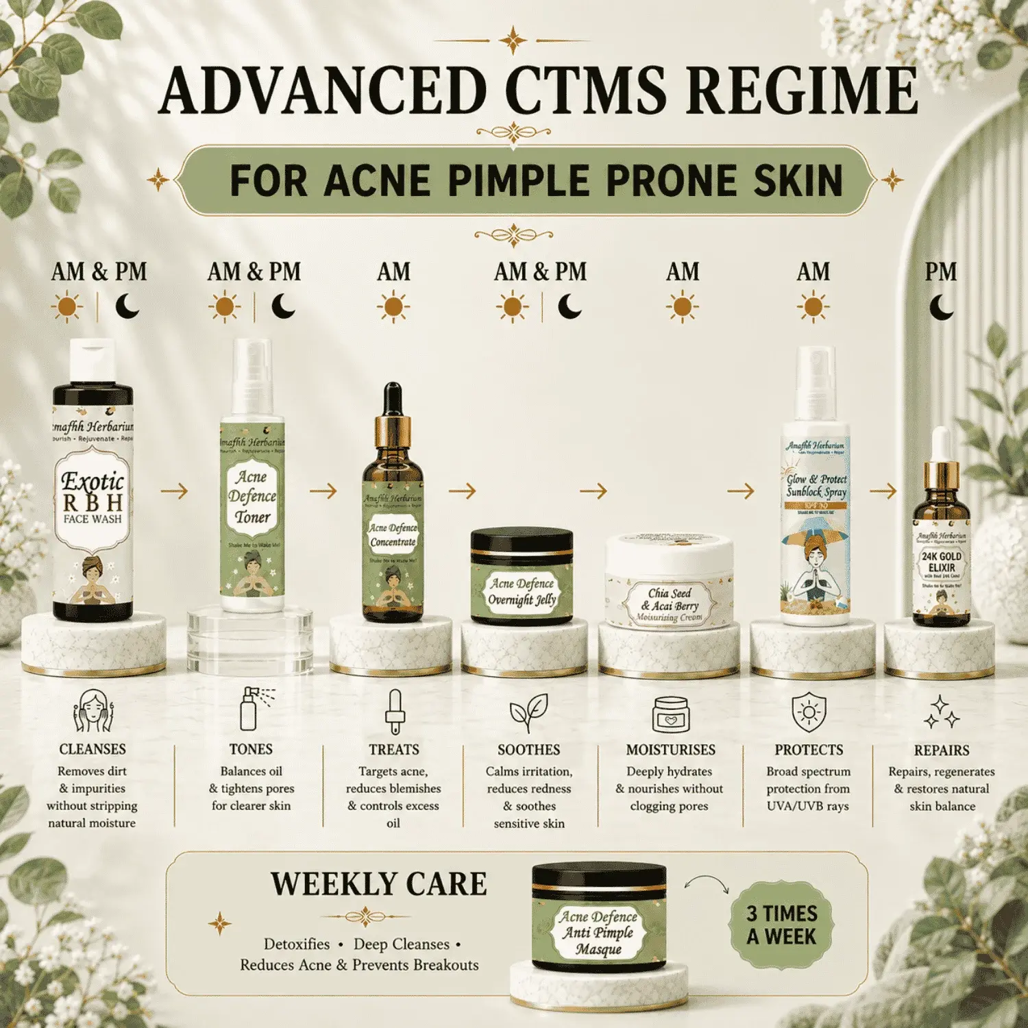 Advanced CTMS Regime for Acne & Pimple Prone